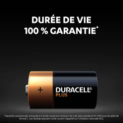 Pile alcaline C (LR14) Plus, lot de 2-Duracell Best