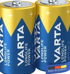 Pile alcaline C (LR14) Long-life Power D, lot de 2^Varta Online