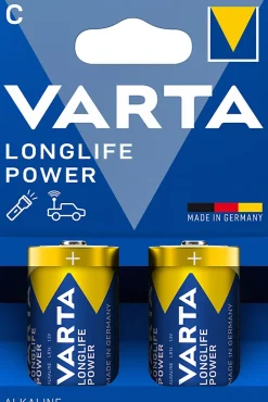Pile alcaline C LR14 Longlife Power, lot de 2^Varta Sale
