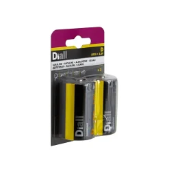 Pile alcaline D (LR20) , lot de 2-Diall Hot