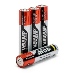 Pile alcaline mini stylet LR03 AAA, 1,5V - Blister de 4^Velamp Sale