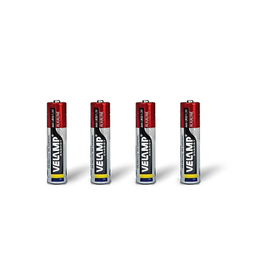 Pile alcaline mini stylet LR03 AAA, 1,5V - Blister de 4^Velamp Sale