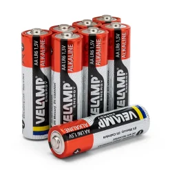 Pile alcaline STILO LR6 AA 1,5V - Blister de 8-Velamp Best