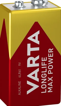 Pile alcaline 9V (PP3) Long-life Max Power^Varta Outlet