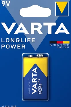 Pile alcaline 9V (PP3) Long-life Power-Varta Clearance