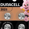 Pile au lithium CR2025 , lot de 4-Duracell Online