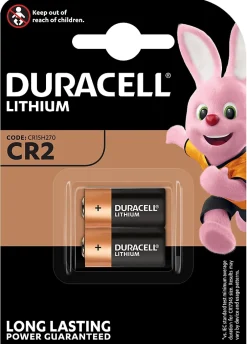 Pile au lithium CR2 , lot de 2^Duracell Best