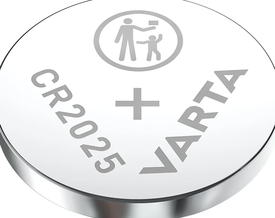 Pile au lithium CR2025 , lot de 5-Varta Hot