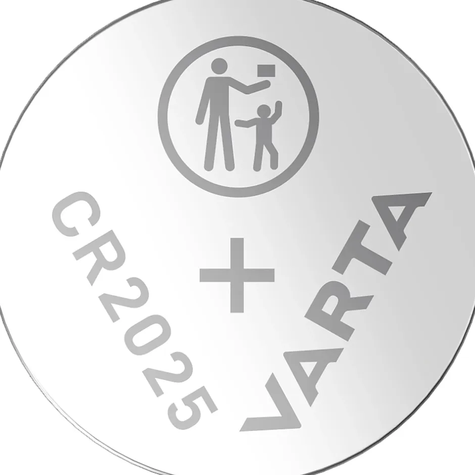 Pile au lithium CR2025 , lot de 5-Varta Hot