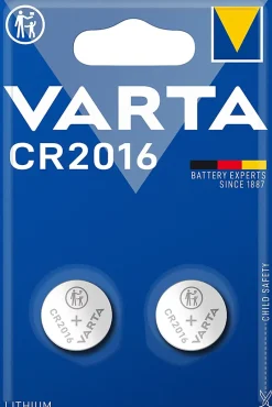 Pile au lithium CR2016 , lot de 2^Varta