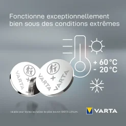 Pile au lithium CR2032 , lot de 5^Varta Online