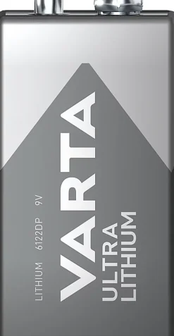 Pile au lithium 9V (PP3) , lot de 1-Varta Hot