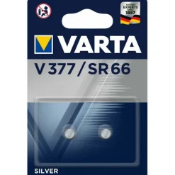 Pile de montre V377 SR66, pack de 2-Varta
