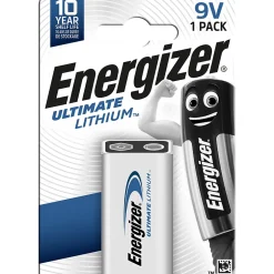 Pile Lithium bleue 6LR61 9V^Energizer Sale