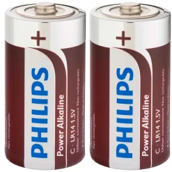 Pile lr14 c alcaline 2pcs-Philips Hot