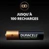 Pile rechargeable AAA (LR03) 750Mah, lot de 4^Duracell Outlet
