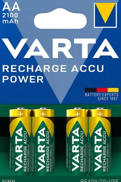 Pile rechargeable Ni-MH AA (LR6) , lot de 4-Varta Hot