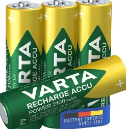 Pile rechargeable Ni-MH AA (LR6) , lot de 4-Varta Hot