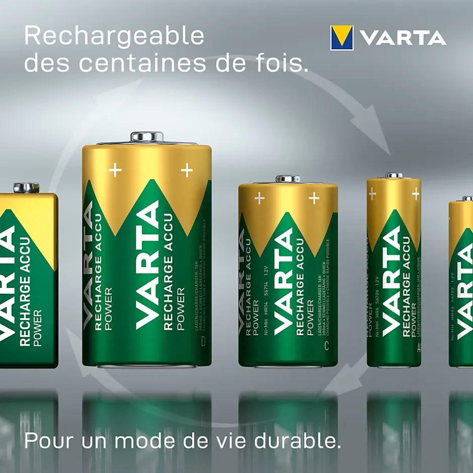 Pile rechargeable Ni-MH 9V (PP3)-Varta
