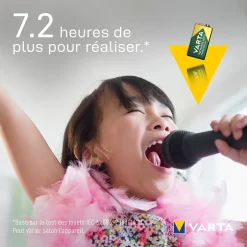 Pile rechargeable Ni-MH 9V (PP3)-Varta