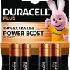 Piles alcaline AA LR6 Plus Powerboost - lot de 4^Duracell Outlet