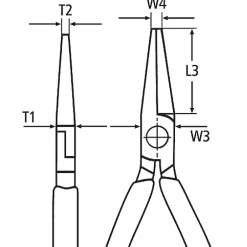 Pince à monter profils transversaux Knipex 280 mm - modèle 28 71 280^D44 Outlet