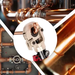 Pince à Sertir Hydraulique calibre 15 32mm, Pince a Sertir avec 12pcs Contour,Outil de sertissage hydraulique per Plomberie Presse^Teeno Clearance