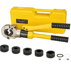 Pince à Sertir Multicouche (100kn), Pour Raccords sur Tubes: V12, V15, V18, V22, V28^Teeno New