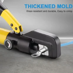 Pinces à Sertir Hydrauliques 10T avec 9 Matrices Hexagonales, Course de 12mm-Teeno Online