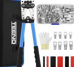 Pinces à Sertir Kit de 60 cosses, avec pochette de transport^Teeno Discount