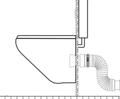 Pipe souple extensible MULTIBATI - Extensibilité: 320-670 mm - diam : canalisation 100-110 mm-Ceta Outlet