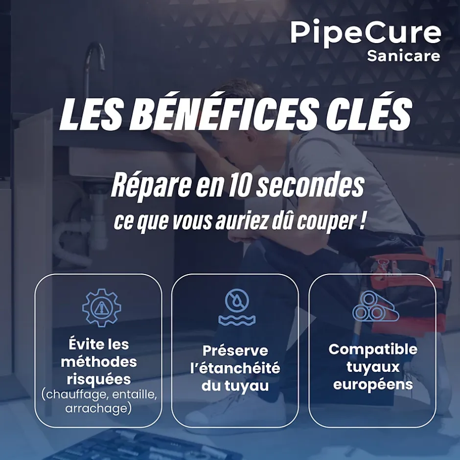 Sanicare, Kit de 4 Diametres Alesoirs PVC pour Professionnels (32,40,50 et 100 mm), Lame en carbure disponible-Pipecure Clearance
