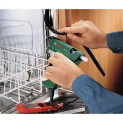 Pistolet à colle PKP 18 E Gluey Evergreen - 500 W, câble amovible, LED, coffret de transport-Bosch Hot