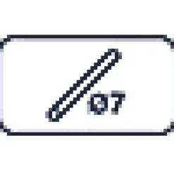 Pistolet à colle sans fil Ø7mm BGX7 3.6V-Rapid Outlet