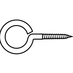 Piton à visser zingué filet bois^Viswood Best