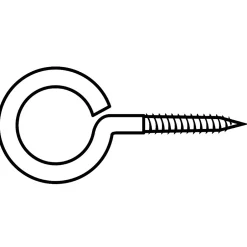 Piton à visser zingué filet bois-Viswood Outlet