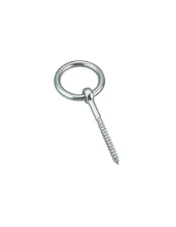 Piton Anneau Filetage Bois 8X80 Filetée sur 40 Inox A4 - 1 pièce^Vis Express Sale