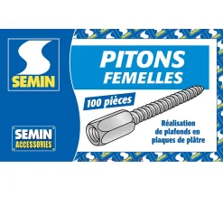 Pitons Femelles , Boite de 100-Semin Outlet