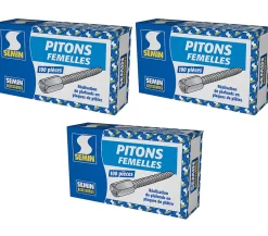 Pitons Femelles , Boite de 100 (lot de 3)^Semin Discount