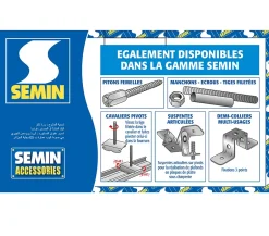 Pitons Mâles , Boite de 100 (lot de 2)-Semin New