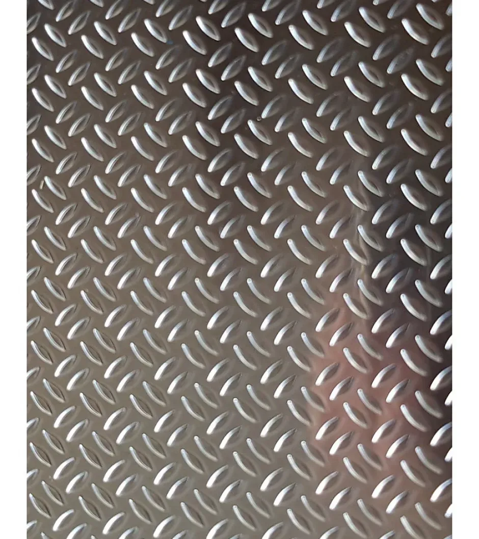 Plaque Aluminium Grain de riz, ép. 1/2mm, Hauteur 45cm x Largeur 20cm^Alucouleur