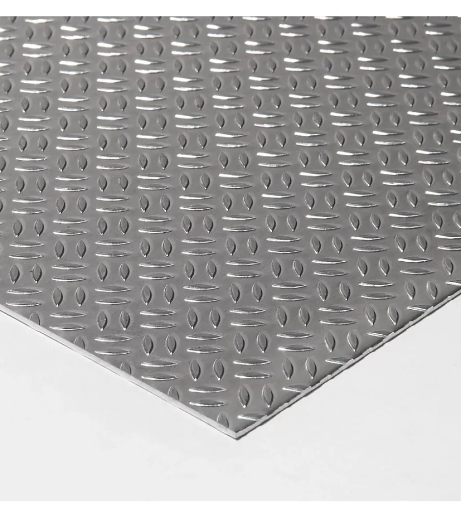 Plaque Aluminium Grain de riz, ép. 1/2mm, Hauteur 60cm x Largeur 110cm^Alucouleur Best