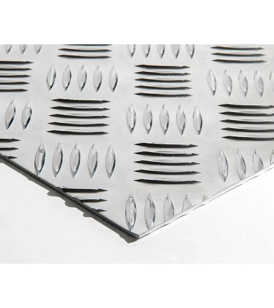 Plaque Aluminium Strié, ép. 2/3mm, Hauteur 15cm x Largeur 10cm-Alucouleur Hot