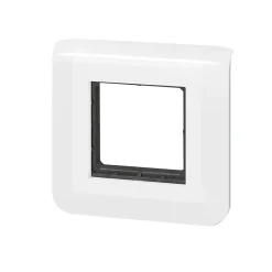 Plaque de finition 2 modules Mosaïc 0 994 72 coloris blanc l.82 x P.9 x H.82 mm^Legrand Clearance