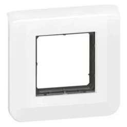 Plaque de finition 2 modules Mosaïc 0 994 72 coloris blanc l.82 x P.9 x H.82 mm^Legrand Clearance