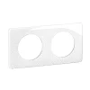 Plaque de finition 2 postes Céliane CP0622 coloris blanc relief l.161 x P.9 x H.82 mm-Legrand Hot
