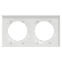 Plaque de finition 2 postes Odace Styl S520704 coloris blanc l.156 x P.10 x H.85 mm^Schneider Electric Sale