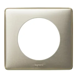 Plaque de finition 1 poste Céliane 0 998 60 coloris titane l.90 x P.9 x H.82 mm-Legrand New