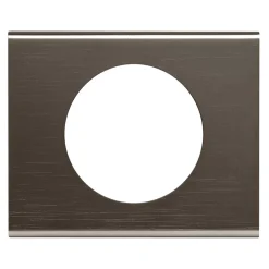 Plaque de finition 1 poste Céliane 0 690 31 coloris black nickel l.100 x P.8,5 x H.83 mm-Legrand Best