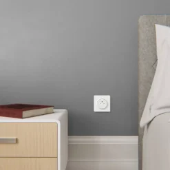 Plaque de finition 1 poste Odace Touch S520802 coloris blanc l.85 x P.10 x H.85 mm-Schneider Electric Hot